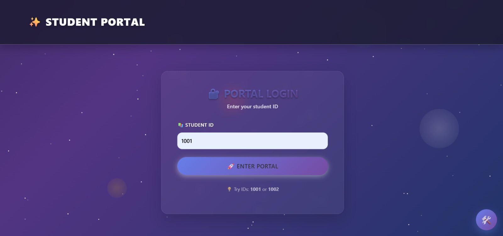 Student Portal Advanced